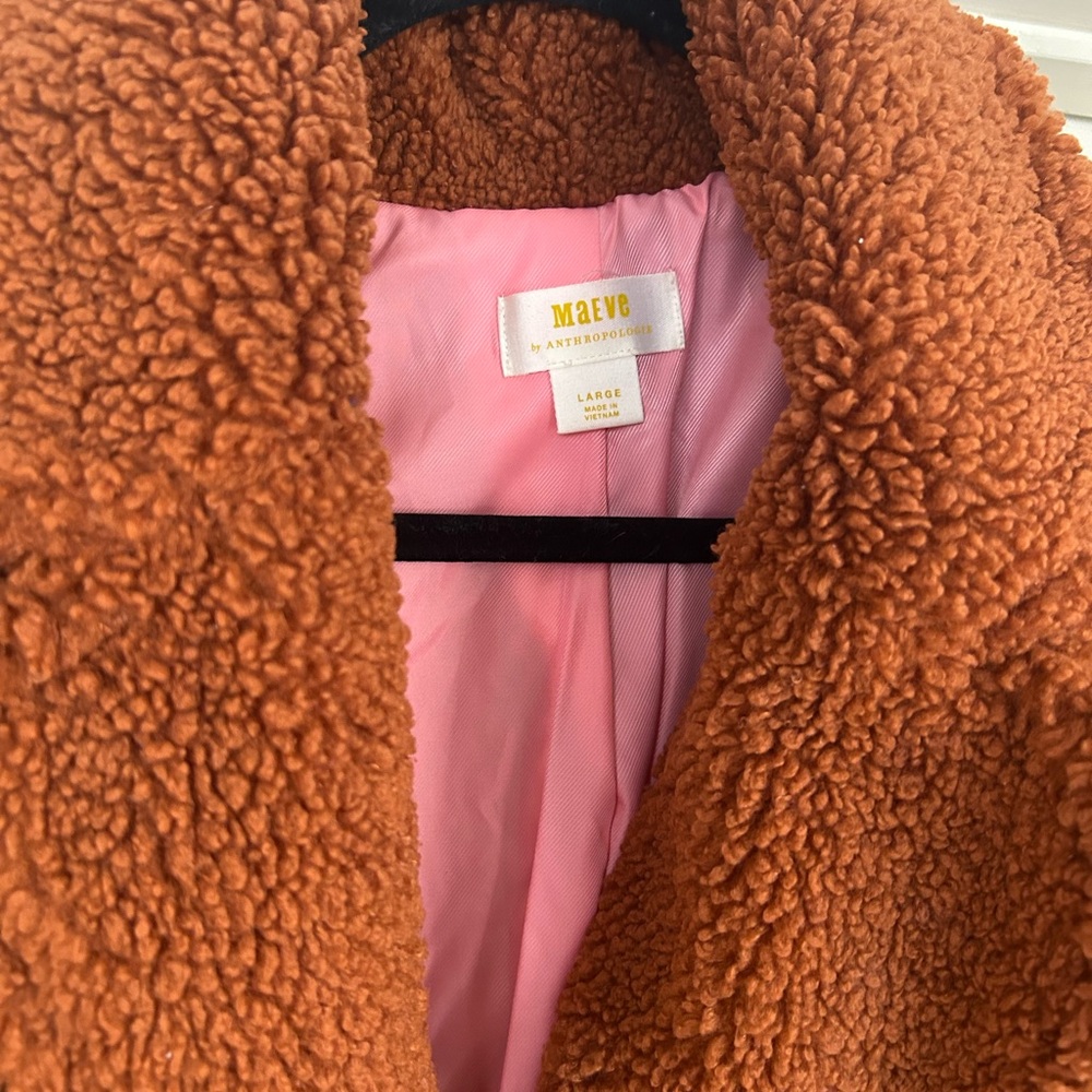 Maeve by Anthropology teddy bear jacket - Picture 4 of 5